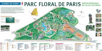 Kat jeyografik nan Parc floral de Paris